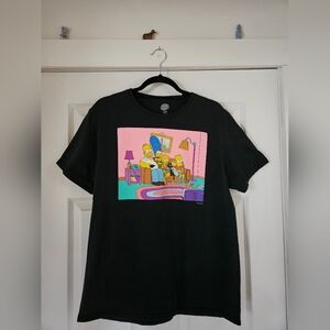 Black Graphic The Simpsons Tshirt.